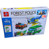 555-Piece Forest Police Building Set – Adventure and Action Toy | STEM Educational for Kids